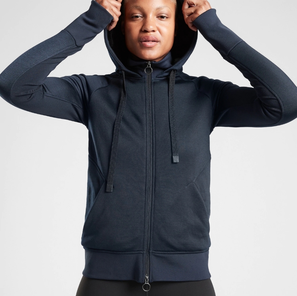 Athleta luxe shine triumph hoodie